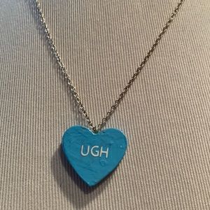 Handmade heart necklace